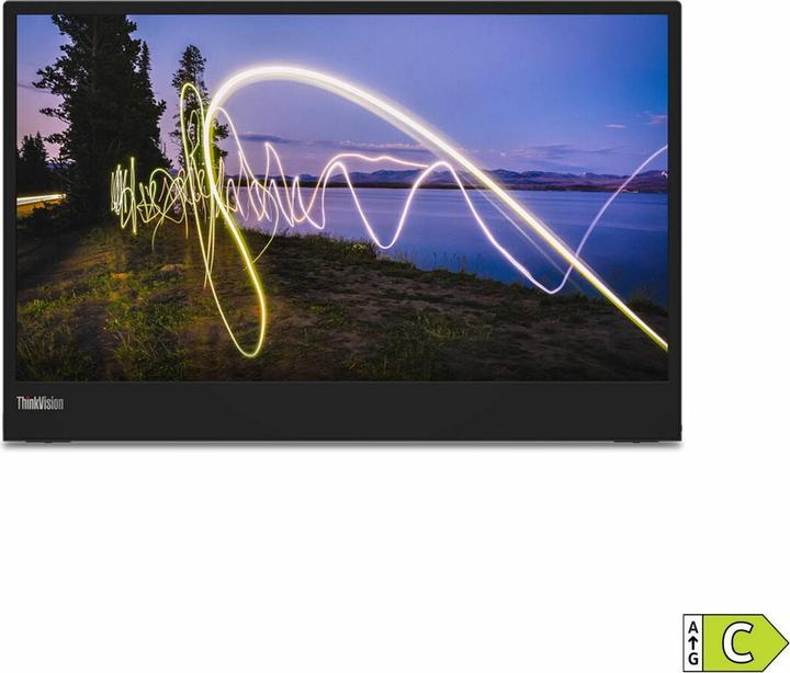 Actual product image Lenovo ThinkVision M15 (1920 x 1080 pixels, 15.60")