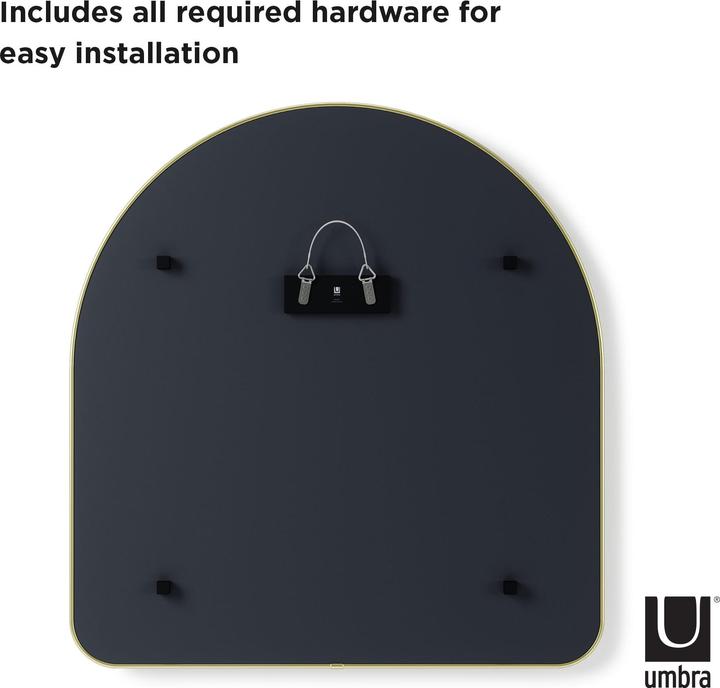 Image du produit Umbra Hubba Arched miroir mural (86 x 3 x 91 cm)