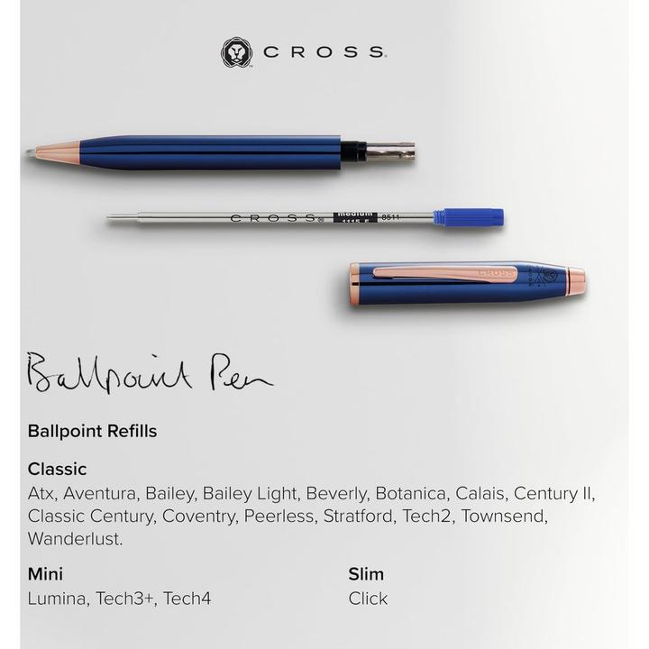 Immagine prodotto Cross Cartucce di ricambio Penna a sfera (Nero, 0.50 mm, 1 pz.)