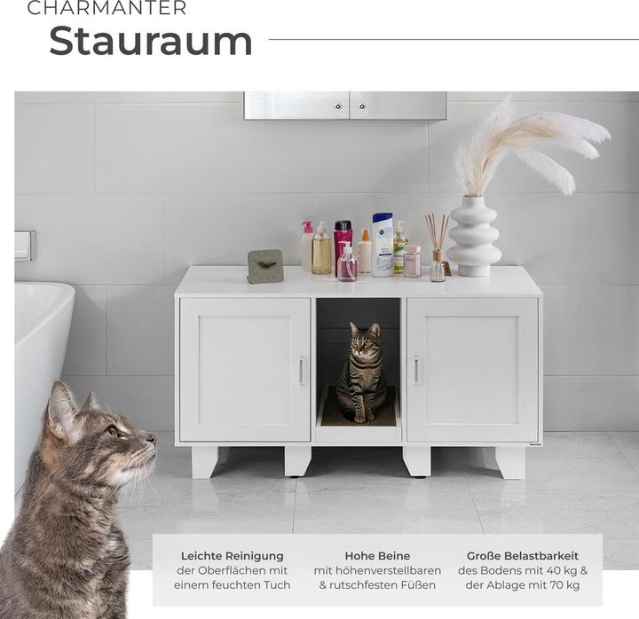 Produktbild tectake Freya (Katzenklo geschlossen)