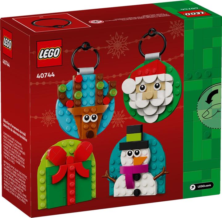 Produktbild LEGO Verschiedene Christbaumanhänger (40744, LEGO Iconic)