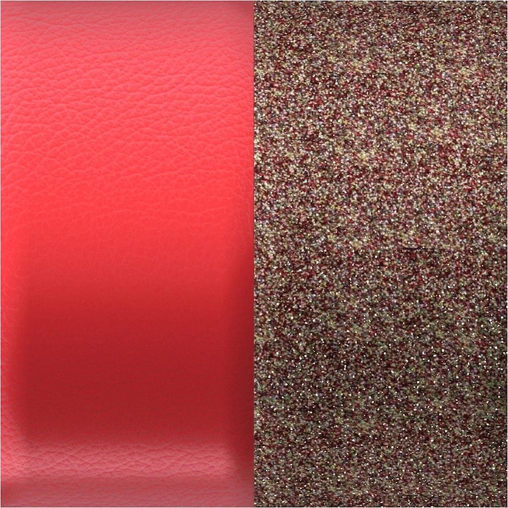 Les Georgettes Rouge irisé / Hypnotique (1.40 cm, Leder)