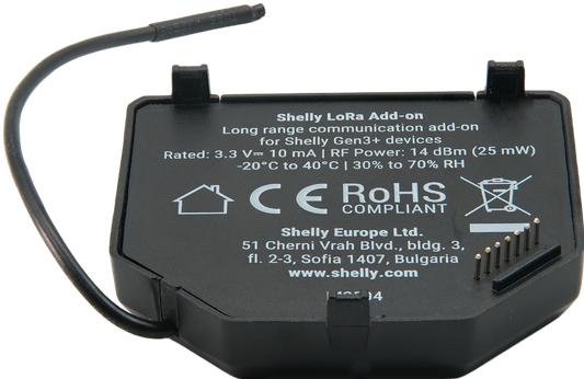 Actual product image Shelly LoRa Add-on 2-pack