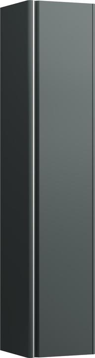 Actual product image Laufen Base for Ino tall cabinet, 1 door, hinge right, handle strip aluminum anodized, H403032110