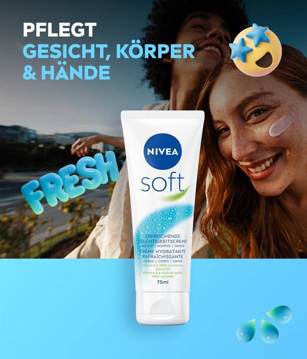 Image du produit NIVEA Soft Tube DUO (Crème pour le corps, 150 ml)