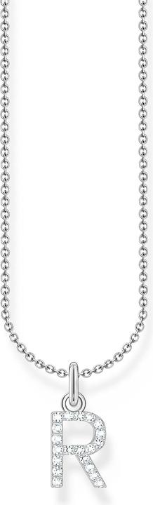 Produktbild Thomas Sabo Kette mit Buchstaben-Anhänger R Silber (925er Silber, 38 - 45 cm)