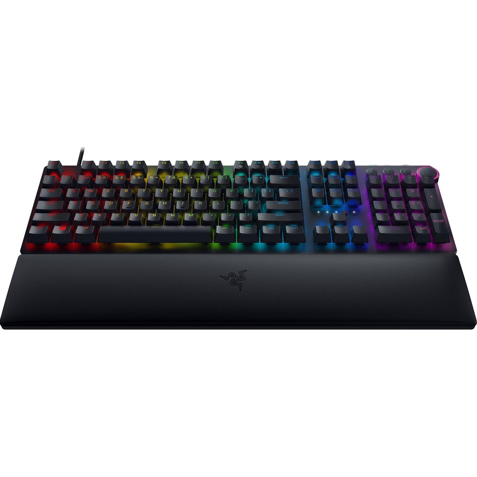 Razer Huntsman V2 (DE, Kabelgebunden), Tastatur, Schwarz