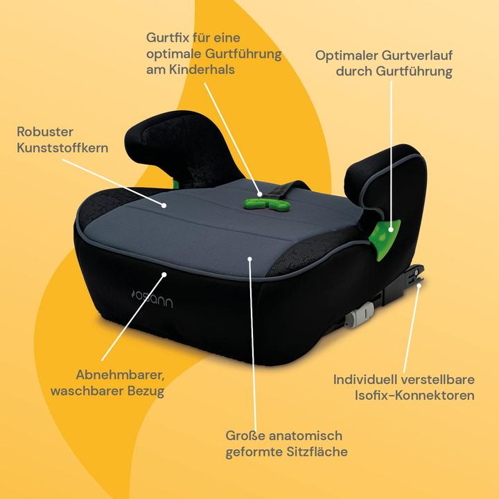 Produktbild Osann Junior Isofix Gurtfix (Kindersitzerhöhung, ECE R129/i-Size Norm)