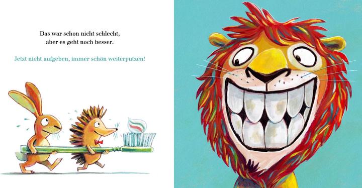 Produktbild Hilf dem Löwen Zähne putzen! (Deutsch, Sophie Schoenwald, 2020)
