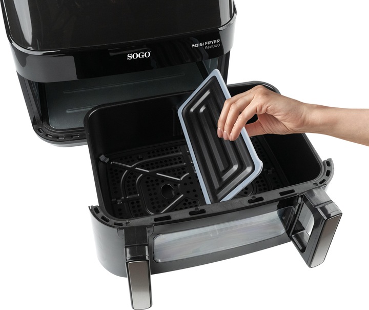 Image du produit Sogo Human Technology FRE-SS-10895 Friteuse à air chaud 2600W Fonction minuterie, protection contre la