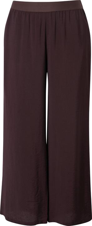 Immagine prodotto Ulla Popken Pantaloni con taglio della gamba ampio, texture e cintura elastica (42, 44)