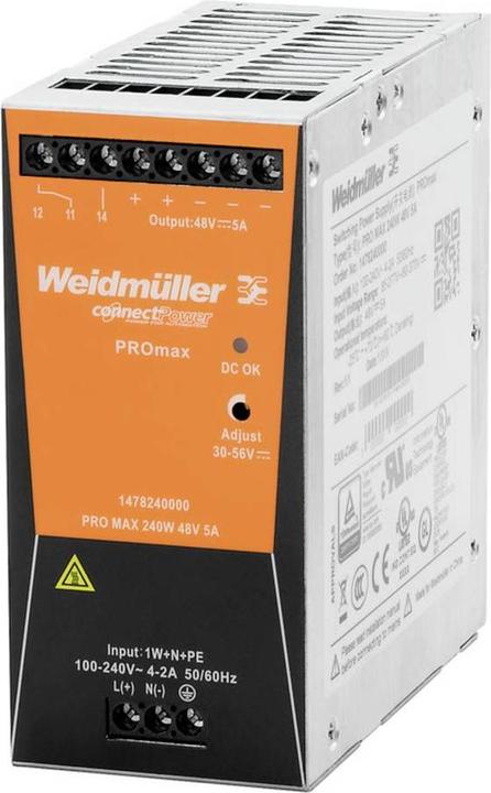 Produktbild Weidmüller Hutschienen-Netzteil (DIN-Rail