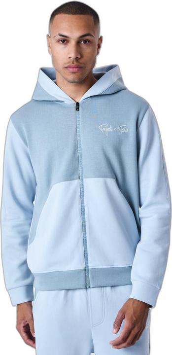 Project X Paris fepa cerniera con cappuccio e maniche ricamate (L)