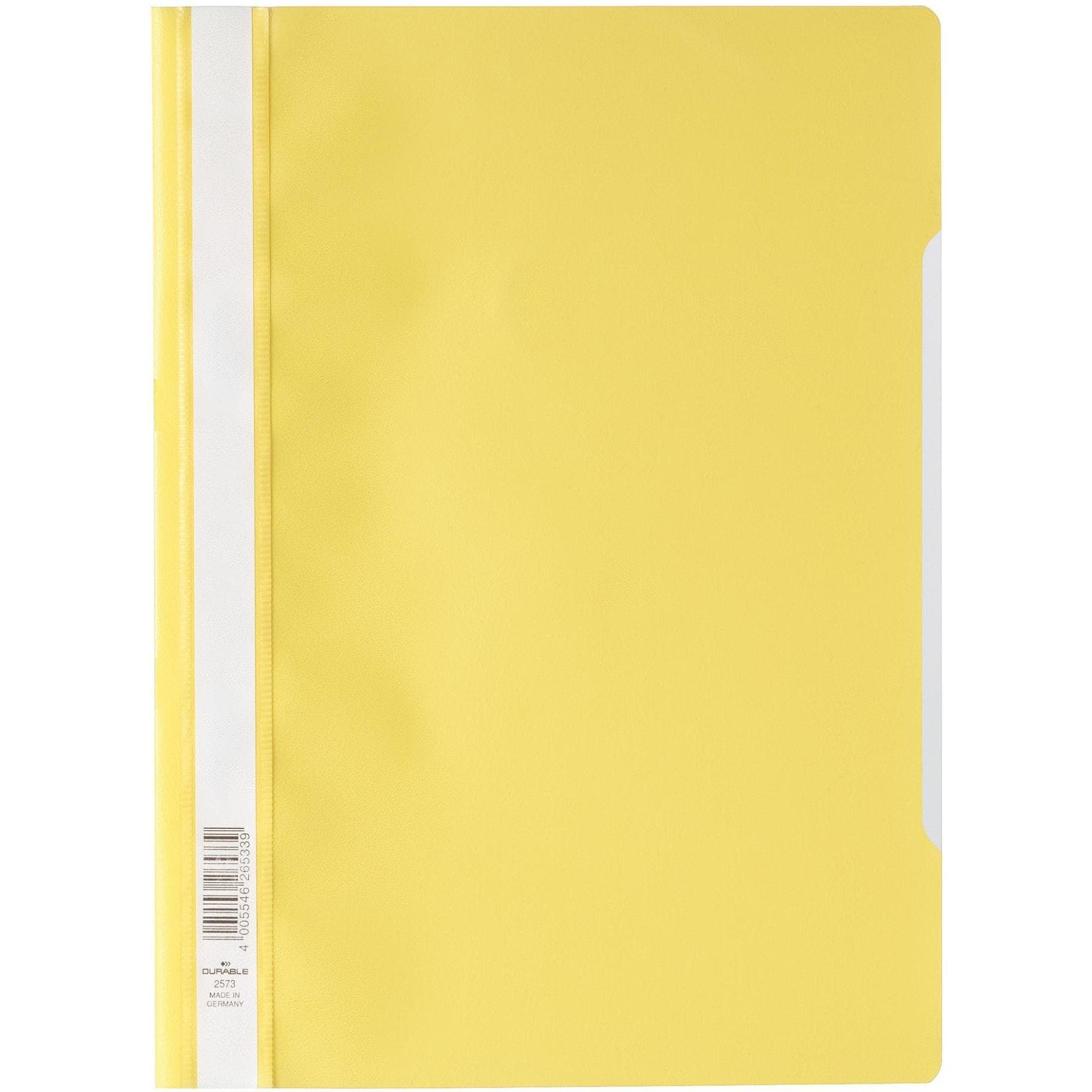 2x Durable, Mappe, Schnellheft A4 Gelb, 50 Stück (A4, 50 x)