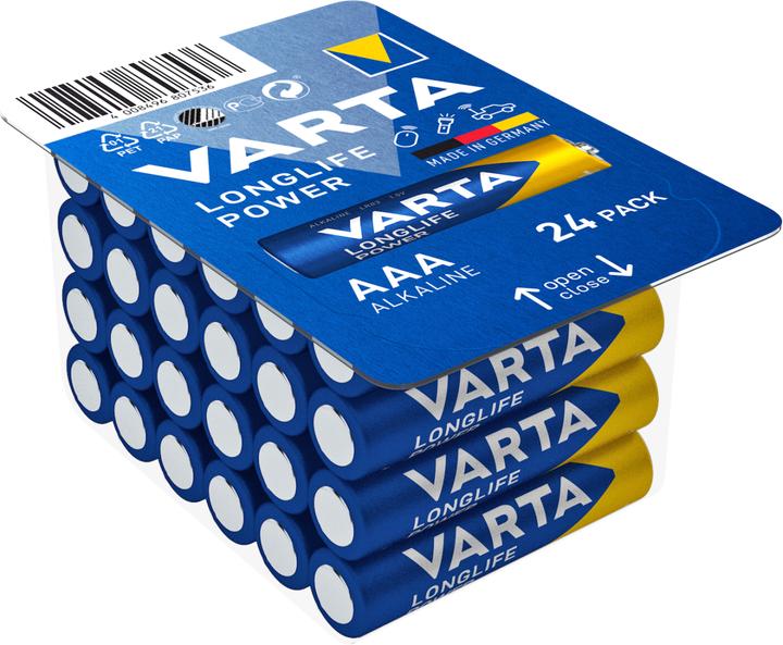 Image du produit Varta LONGLIFE Power (24 pcs, AAA, 1270 mAh)