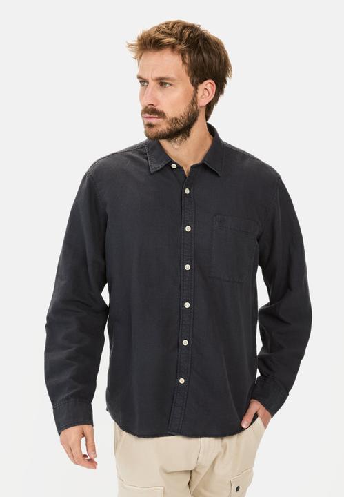 Actual product image Camel Active Langarm-Leinenhemd mit Soft-Wash-Veredelung (M)