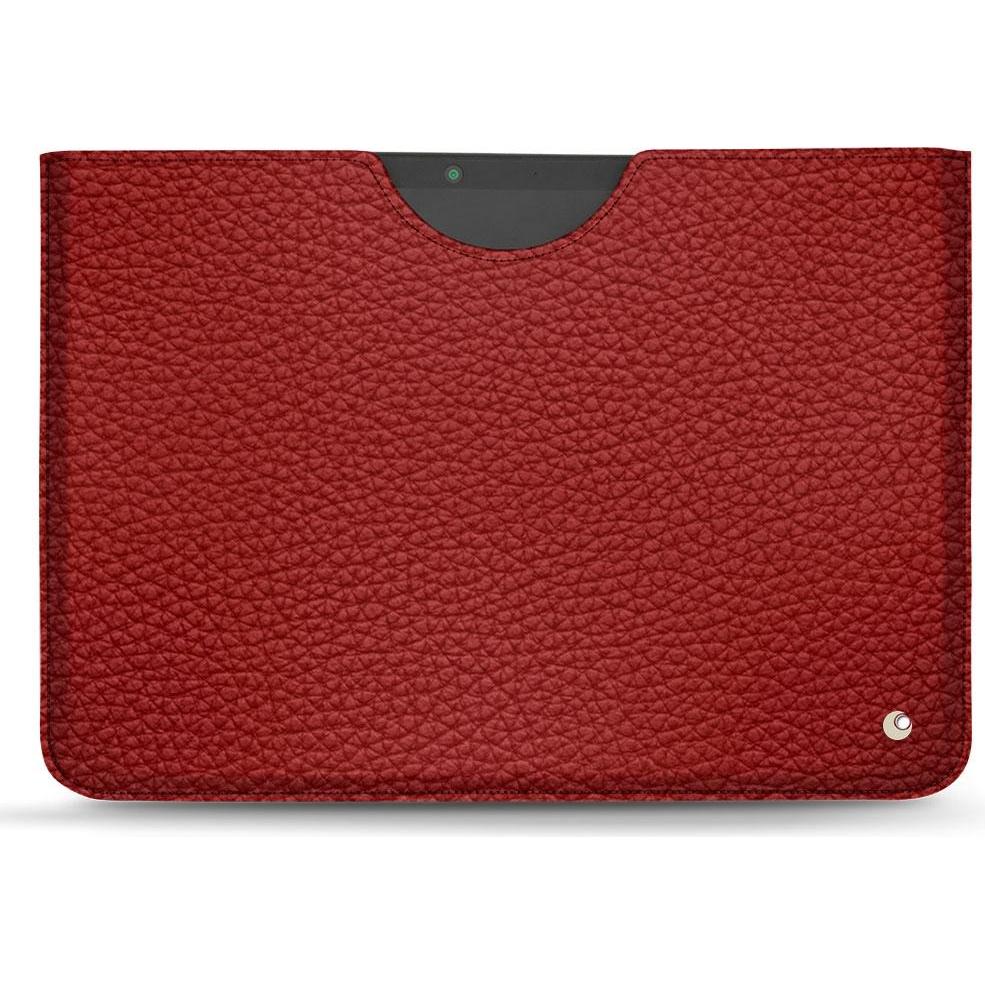 Noreve Lederschutzhülle (Microsoft Surface Pro X), Tablet Hülle, Rot