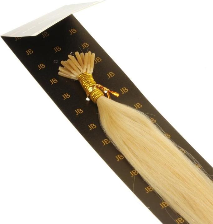 Actual product image Hair2heart Microring I-Tip Hair Extensions for Seamless Lengthening and Styling (22 goudblond, 40 cm)