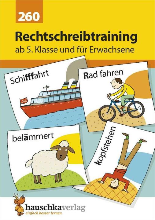 Image du produit Rechtschreibtraining ab 5. Klasse und für Erwachsene (Allemand, Gerhard Widmann, Masha Greune, Rainer Thiele, 2022)