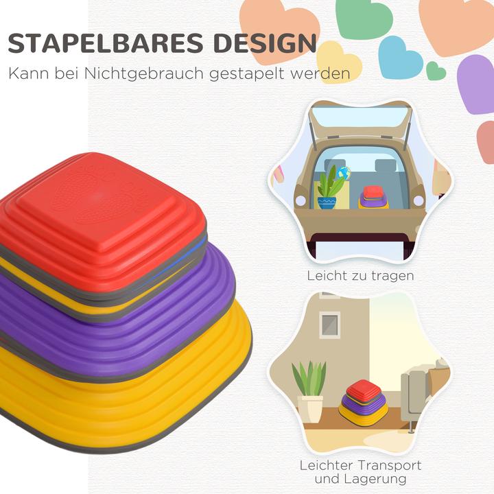 Produktbild Aiyaplay Flusssteine Kunststoff Mehrfarbig