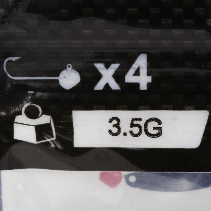 Immagine prodotto Caperlan Testa di piombo Testa di diga rotonda 3,5 g 4 pezzi