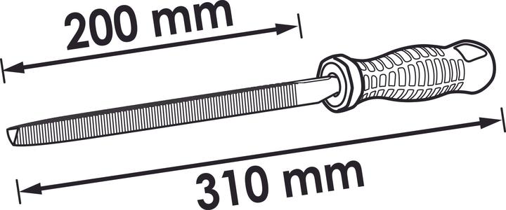 Produktbild Vigor Dreikant-Feile ∙ V1788 ∙ 310 mm (200 mm)
