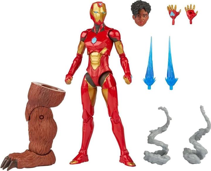 Actual product image Hasbro Iron Man Marvel Legends Series Action Figure 2021 Wave 1 Ironheart