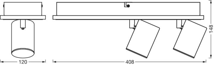 Actual product image Ledvance LEDV LED ceiling light (1490 lm)