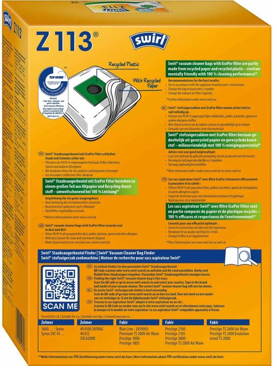 Produktbild Swirl Z 113 MicroPor Airspace (1x)