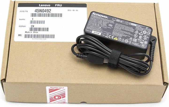 Actual product image Lenovo The power supply unit is 45 W, 20 V, 2.25 amps. 5A10H03910, notebook, indoor (45 W)