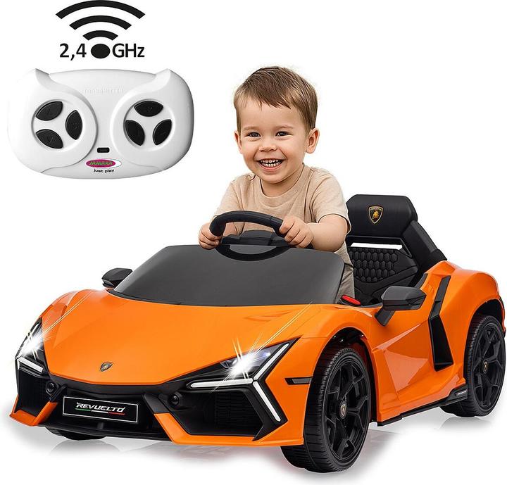 Jamara Ride-on Lamborghini Revuelto orange 2,4GHz Li-Power 12.6 (12.60 V)