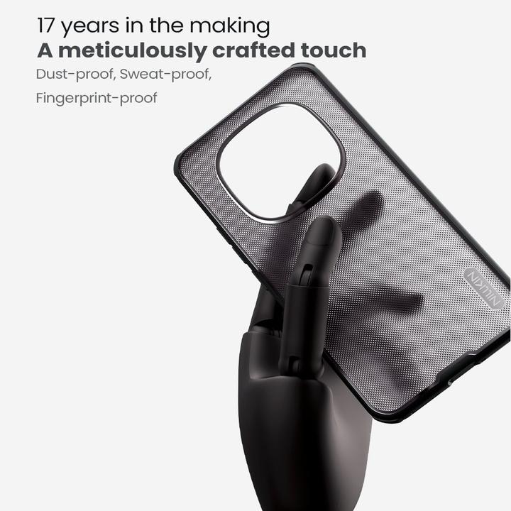 Produktbild Nillkin Super Frosted PRO Rückseite für XIAOMI Redmi Note 15 Pro+ 5G Transparent Schwarz