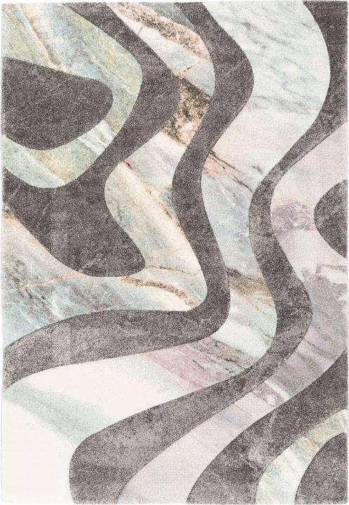 Actual product image Pergamon Designer carpet Maui pastel waves (80 x 150 cm)