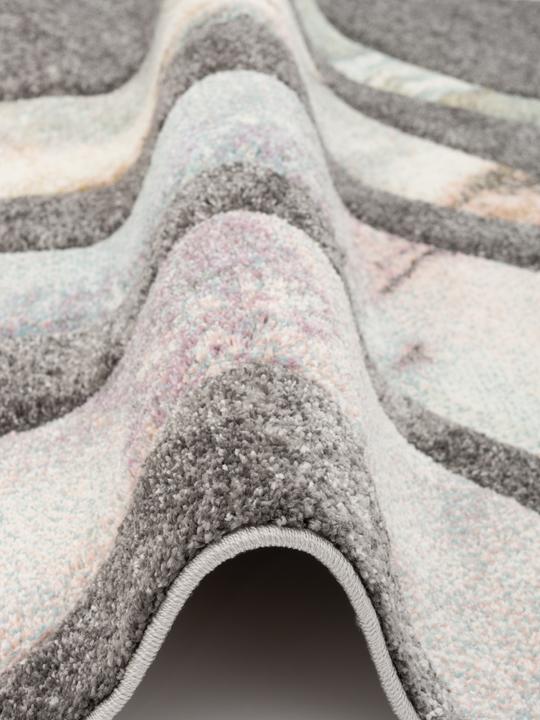 Actual product image Pergamon Designer carpet Maui pastel waves (80 x 150 cm)