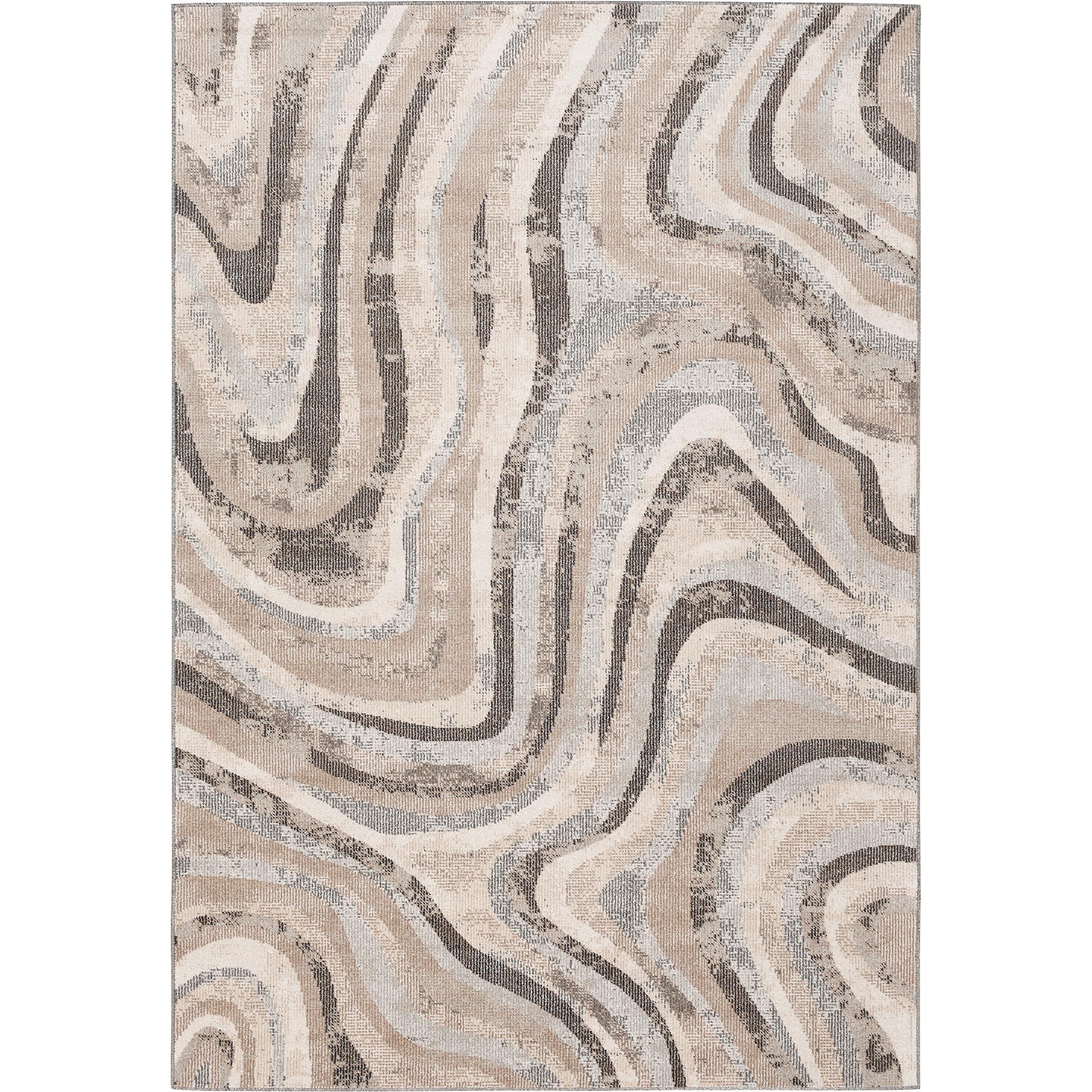 Pergamon, Teppich, In- und Outdoor Designer Lagos Pastell Wellen (80 x 150 cm)