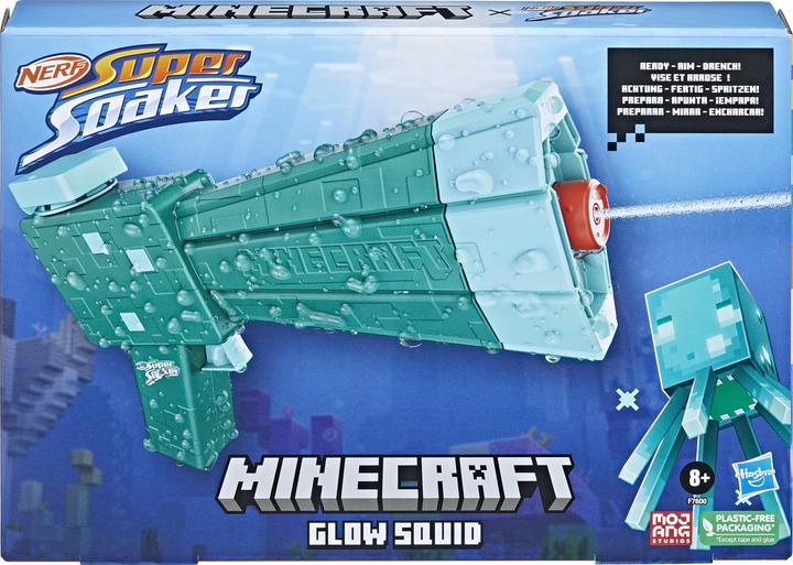 Produktbild Nerf Super Soaker Minecraft Glow Squid (Tank Integriert)