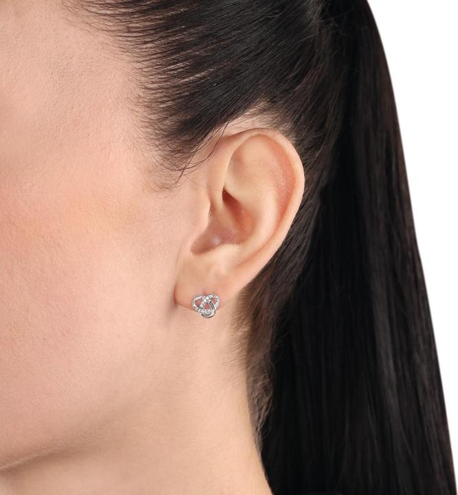 Produktbild Amor Ohrschmuck für Damen, 925 Sterling Silber, Zirkonia synth. (Silber 925)