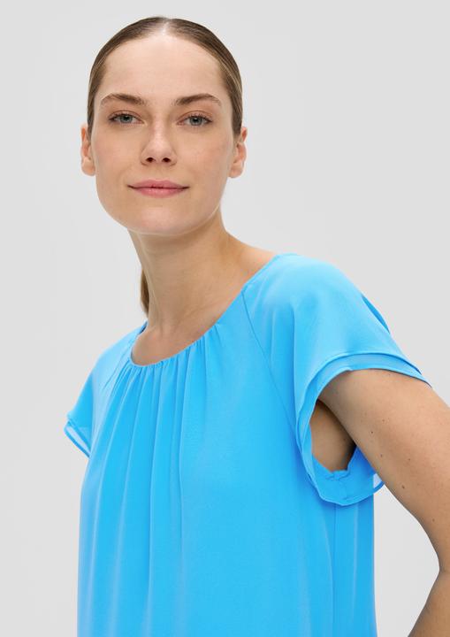 Produktbild s.Oliver Bluse Chiffon-Bluse mit Double-Layer Ärmeln (40)