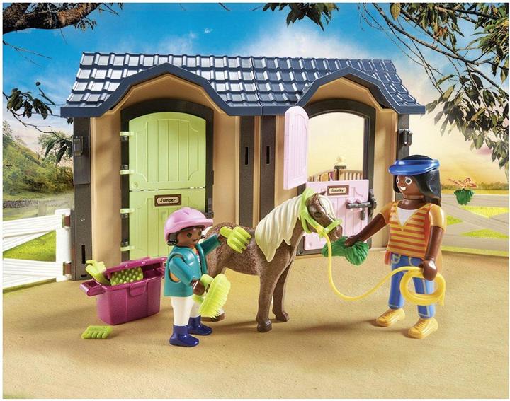 Produktbild Playmobil Reitunterricht mit Pferdeboxen (70995, Playmobil Country)