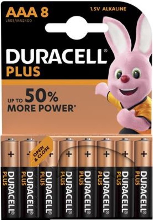 Duracell Plus (8 Pcs., AAA)