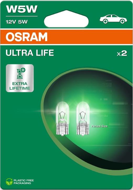 Osram 4062172394734 Signal Leuchtmittel Ultra Life W5W 5 W 12 V (W5W)
