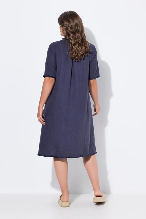 Immagine prodotto Laurasøn Leinenkleid, V-Ausschnitt, 1/2 Arm (42)