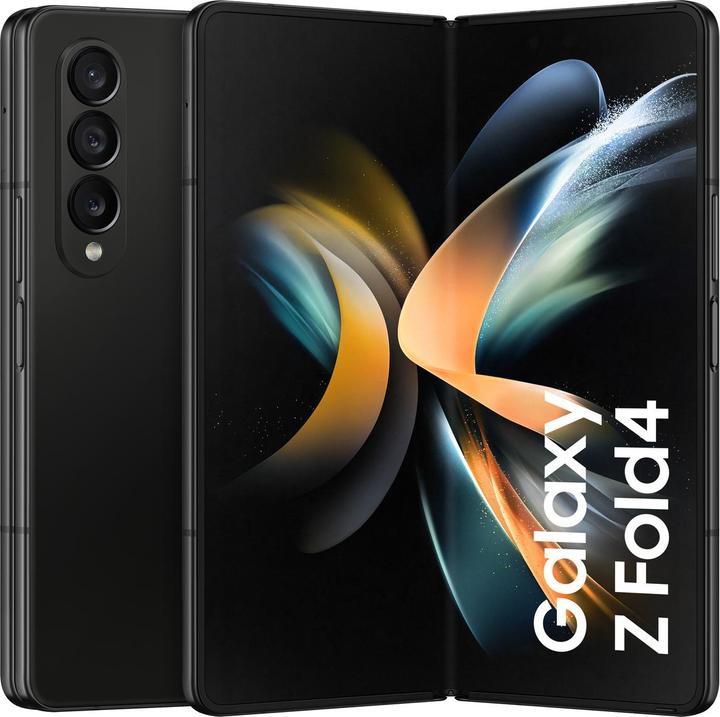 Image du produit Samsung Galaxy Z Fold4 EU (256 Go, Phantom Black, 7.60", SIM + eSIM, 5G)