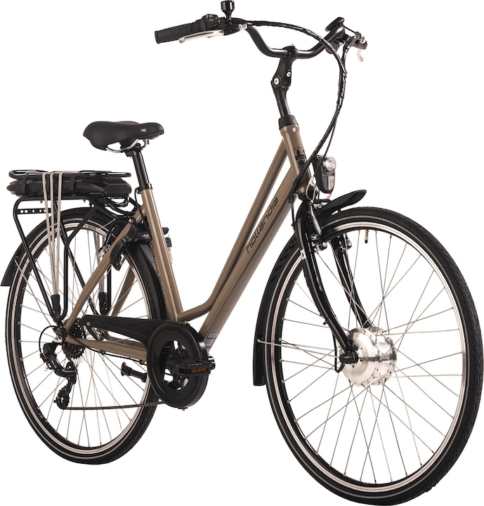 Hollandia Women's e-city bike 28" Optima Basic Brown 7 gears (50 cm)