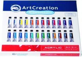 Actual product image Talens Acrylic painting set 24x12ml (Multicoloured, 12 ml)