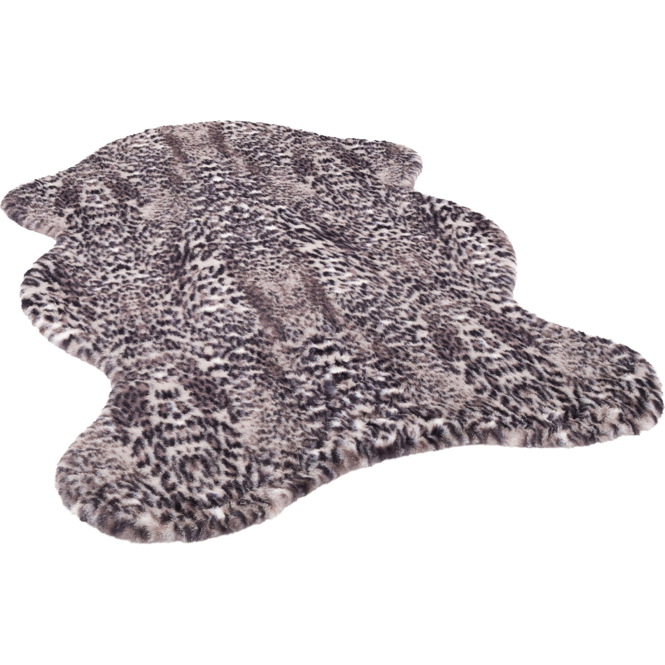 Thumbnail - Pergamon, Teppich, Luxus Super Soft Fellteppich Pearl Leopard Shape (140 x 190 cm)