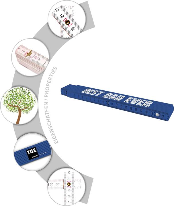 Produktbild Tox Doppelmeter «Best Dad Ever», 2 m (2 m)