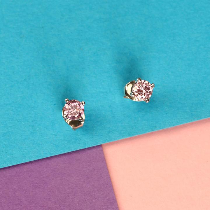 Image du produit La Petite Story Boucles d'oreilles en argent avec zircons roses Argent LPS01AWV15 (Argent 925)