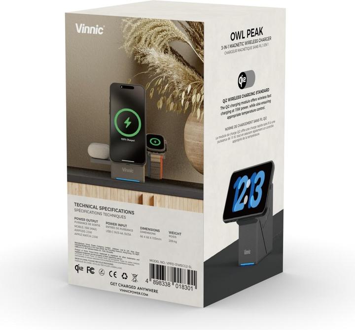 Image du produit Vinnic TRIVOR 2 3-en-1 Voyage (22.50 W)