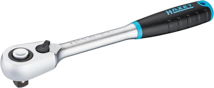 Actual product image HAZET HiPer fine-tooth reversible ratchet ∙ safety locking 916HPS ∙ Square, solid 12.5 mm (1/2 inch… (1/2")